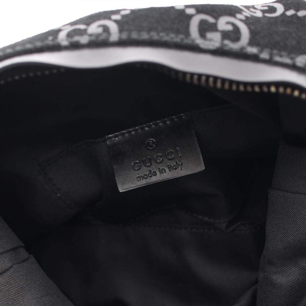 Gucci GG shoulder bag suede leather black - Picture 4 of 5